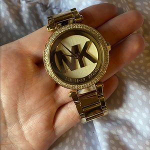 Gold Michael kors watch